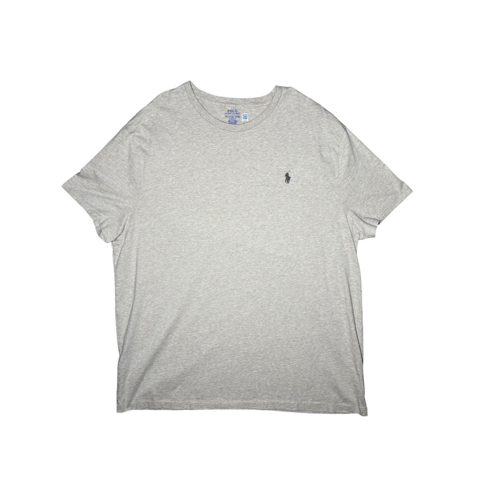 Ralph Lauren Classic Fit T-Shirt Mens XXL Oatmeal Heather Beige Cotton Tee